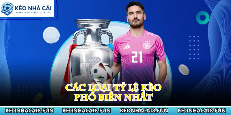 KÈO NHÀ CÁI 26 Các loại tỷ lệ kèo phổ biến nhất
